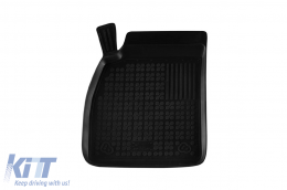 Specific rubber mats suitable for Opel Insignia A 2008-2017, Chevrolet Malibu after 2012, 4-piece set, black color-image-6213809