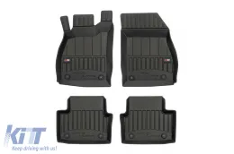 image-14-Specific rubber mats suitable for Opel Insignia A 2008-2017, 4-piece set, black color, with 24-month warranty from Frogum 3D ProLine series.
