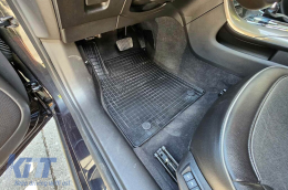 Specific rubber mats suitable for Opel Insignia A 2008-2013, Chevrolet Malibu 2012-2016, 4-piece set, black color-image-6226187