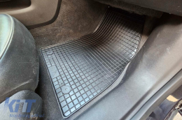 Specific rubber mats suitable for Opel Insignia A 2008-2013, Chevrolet Malibu 2012-2016, 4-piece set, black color-image-6226188