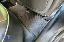 Specific rubber mats suitable for Opel Insignia A 2008-2013, Chevrolet Malibu 2012-2016, 4-piece set, black color-image-6226190