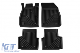 Specific rubber mats suitable for Opel Insignia A 2008-2017, 4-piece set, black color-image-6226852