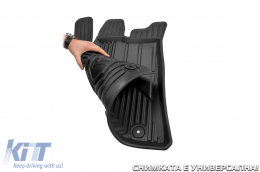 Specific rubber mats suitable for Opel Insignia A 2008-2017, 4-piece set, black color-image-6226864