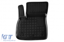 Specific rubber mats suitable for Opel Insignia B after 2017, 4-piece set, black color-image-6213881