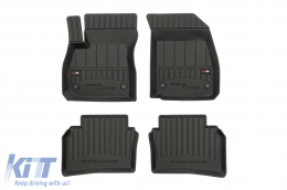 Specific rubber mats suitable for Opel Insignia B after 2017, 4-piece set, black color, with 24-month warranty - ABFMO6017491