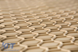 Specific rubber mats suitable for Opel Insignia 2008-2017, 4-piece set, beige color-image-6227282