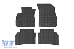 Specific rubber mats suitable for Opel Insignia after 2017, 4-piece set, black color-image-6228994