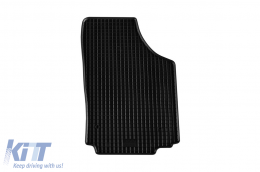 Specific rubber mats suitable for Opel Meriva A 2003-2010, 4-piece set, black color-image-6248843