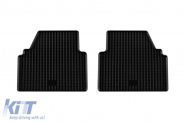 Specific rubber mats suitable for Opel Meriva A 2003-2010, 4-piece set, black color-image-6248844
