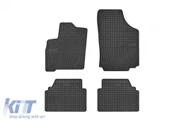 image-17-Specific rubber mats suitable for Opel Meriva A 2003-2010, 4-piece set, black color from Frogum El Toro series
