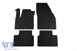 Specific rubber mats suitable for Opel Meriva B 2010-2017, 4-piece set, black color - ABFMO6018350