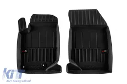 Specific rubber mats suitable for Opel Mokka B after 2020, 4-piece set, black color, with 24-month warranty-image-6224039