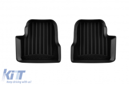 Specific rubber mats suitable for Opel Mokka B after 2020, 4-piece set, black color, with 24-month warranty-image-6224040