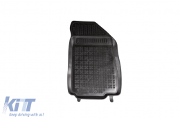 Specific rubber mats suitable for Opel Mokka, 2012-2019, Chevrolet Trax 2013-2019, 4-piece set, black color-image-6213860