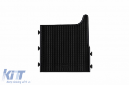 Specific rubber mats suitable for Opel Movano after 2011, Nissan NV400, Renault Master after 2010, 3 seats, 3-piece set, black color-image-6248913