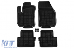 Specific rubber mats suitable for Opel Zafira B 2005-2014, 4-piece set, black color - ABFMO6016031