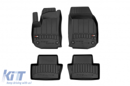 Specific rubber mats suitable for Opel Zafira B 2005-2014, 4-piece set, black color, with 24-month warranty - ABFMO6017614