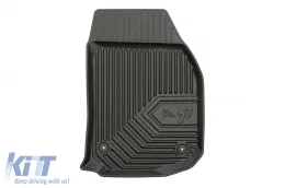 Specific rubber mats suitable for Opel Zafira B 2005-2014, 4-piece set, black color-image-6226928