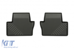 Specific rubber mats suitable for Opel Zafira B 2005-2014, 4-piece set, black color-image-6226929