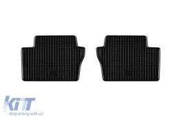 Specific rubber mats suitable for Opel Zafira B after 2005, 7 seats, 6 parts, black-image-6228727