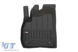 Specific rubber mats suitable for Opel Zafira C 2012-2019, 4-piece set, black color, with 24-month warranty from Frogum 3D ProLine series.-image-6221490