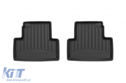 Specific rubber mats suitable for Opel Zafira C 2012-2019, 4-piece set, black color, with 24-month warranty from Frogum 3D ProLine series.-image-6221492