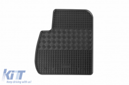 Specific rubber mats suitable for Opel Zafira C after 2012, 7 seats, 6 parts, black-image-6228736