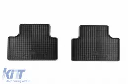 Specific rubber mats suitable for Opel Zafira C after 2012, 7 seats, 6 parts, black-image-6228738