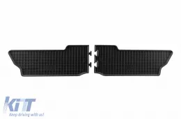 Specific rubber mats suitable for Opel Zafira C after 2012, 7 seats, 6 parts, black-image-6228739