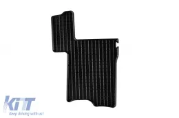 Specific rubber mats suitable for Opel Zafira Life, Opel Vivaro C after 2019, 3-piece set, black color-image-6243923