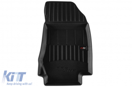 Specific rubber mats suitable for Peugeot 2008 Hybrid after 2023, 4-piece set, black color, with 24-month warranty-image-6224277