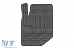 Specific rubber mats suitable for Peugeot 2008 after 2019, 4-piece set, black color-image-6230717