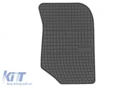 Specific rubber mats suitable for Peugeot 2008 after 2019, 4-piece set, black color-image-6230718