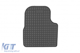 Specific rubber mats suitable for Peugeot 2008 after 2019, 4-piece set, black color-image-6230720