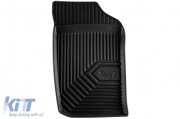 Specific rubber mats suitable for Peugeot 206 1998-2012, 4-piece set, black color-image-6227116