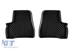 Specific rubber mats suitable for Peugeot 206 1998-2012, 4-piece set, black color-image-6227117