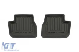 Specific rubber mats suitable for Peugeot 207 2006-2012, 4-piece set, black color, with 24-month warranty-image-6220972