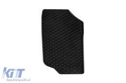 Specific rubber mats suitable for Peugeot 207 2006-2014, 4-piece set, black color-image-6248859