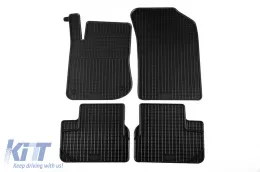 image-58-Specific rubber mats suitable for Peugeot 208 2012-2019, 2008 2013-2019, 4-piece set, black color