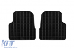 Specific rubber mats suitable for Peugeot 208, Peugeot 2008, Opel Corsa F, Mokka B after 2019, 4-piece set, black color-image-6220278