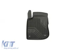 Specific rubber mats suitable for Peugeot 208 2012-2019, 4-piece set, black color-image-6226907