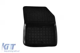 Specific rubber mats suitable for Peugeot 3008 after 2016, 3-piece set, black color-image-6215028