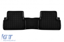 Specific rubber mats suitable for Peugeot 3008 after 2016, 3-piece set, black color-image-6215029