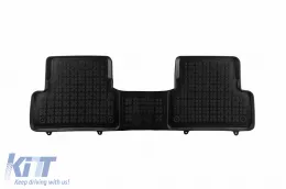Specific rubber mats suitable for Peugeot 3008 PHEV 4x2, 4x4 2020-2024, 3-piece set, black color-image-6215055