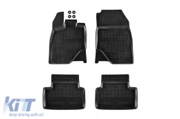 image-7-Specific rubber mats suitable for Peugeot 3008 after 2024, 4-piece set, black color, except electric version