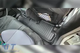 Specific rubber mats suitable for Peugeot 3008 after 2016, 3-piece set, black color, with 24-month warranty-image-6223462