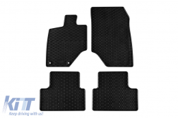 Specific rubber mats suitable for Peugeot 3008 MHeV after 2024, 4-piece set, black color - ABFMP6018906