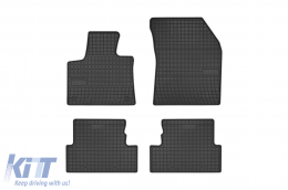 Specific rubber mats suitable for Peugeot 3008 after 2016, 4-piece set, black color - ABFMP6019466