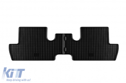 Specific rubber mats suitable for Peugeot 3008 after 2009, 4-piece set, black color-image-6248874
