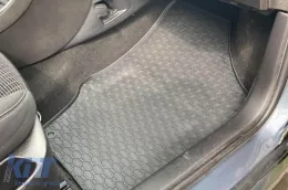 Specific rubber mats suitable for Peugeot 307 2001-2008, 4-piece set, black color-image-6227441